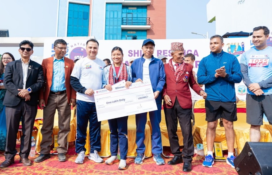 शाइन रेसुङ्गाको स्थापना दिवस : राष्ट्रिय दौडको उपाधि मिङमार र सन्तोषीलाई