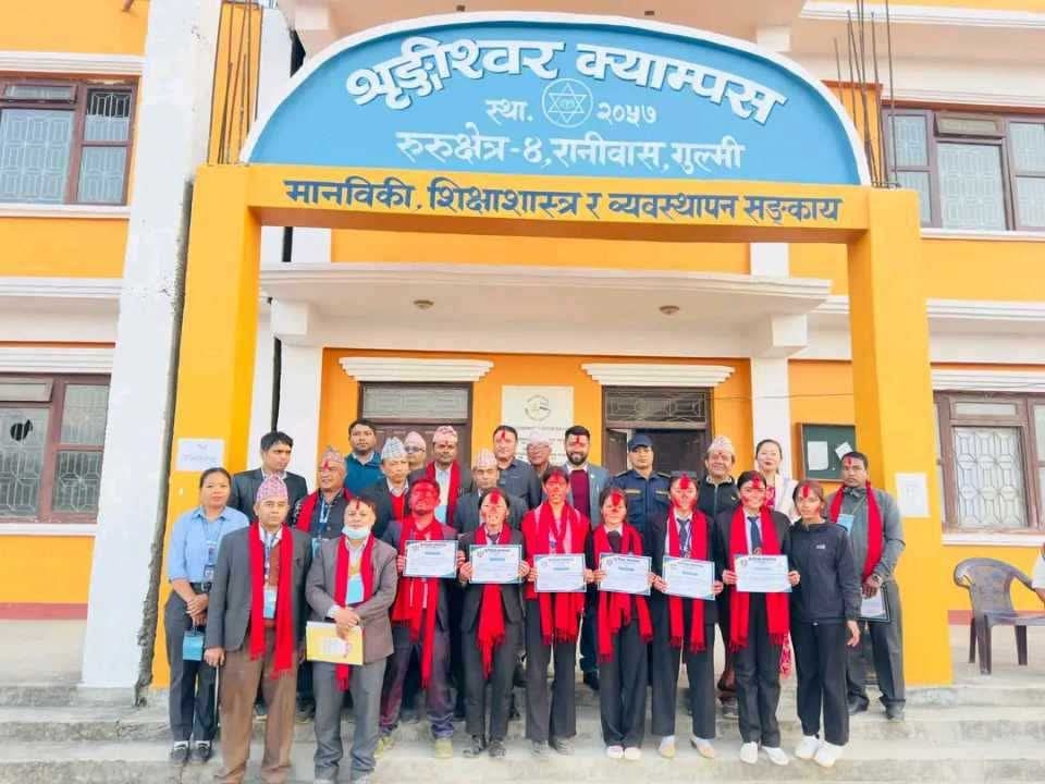 श्रृङेश्वर क्याम्पसमा अखिल क्रान्तिकारीको प्यानलनै विजय,गठबन्धनलाई लाग्यो धक्का ।