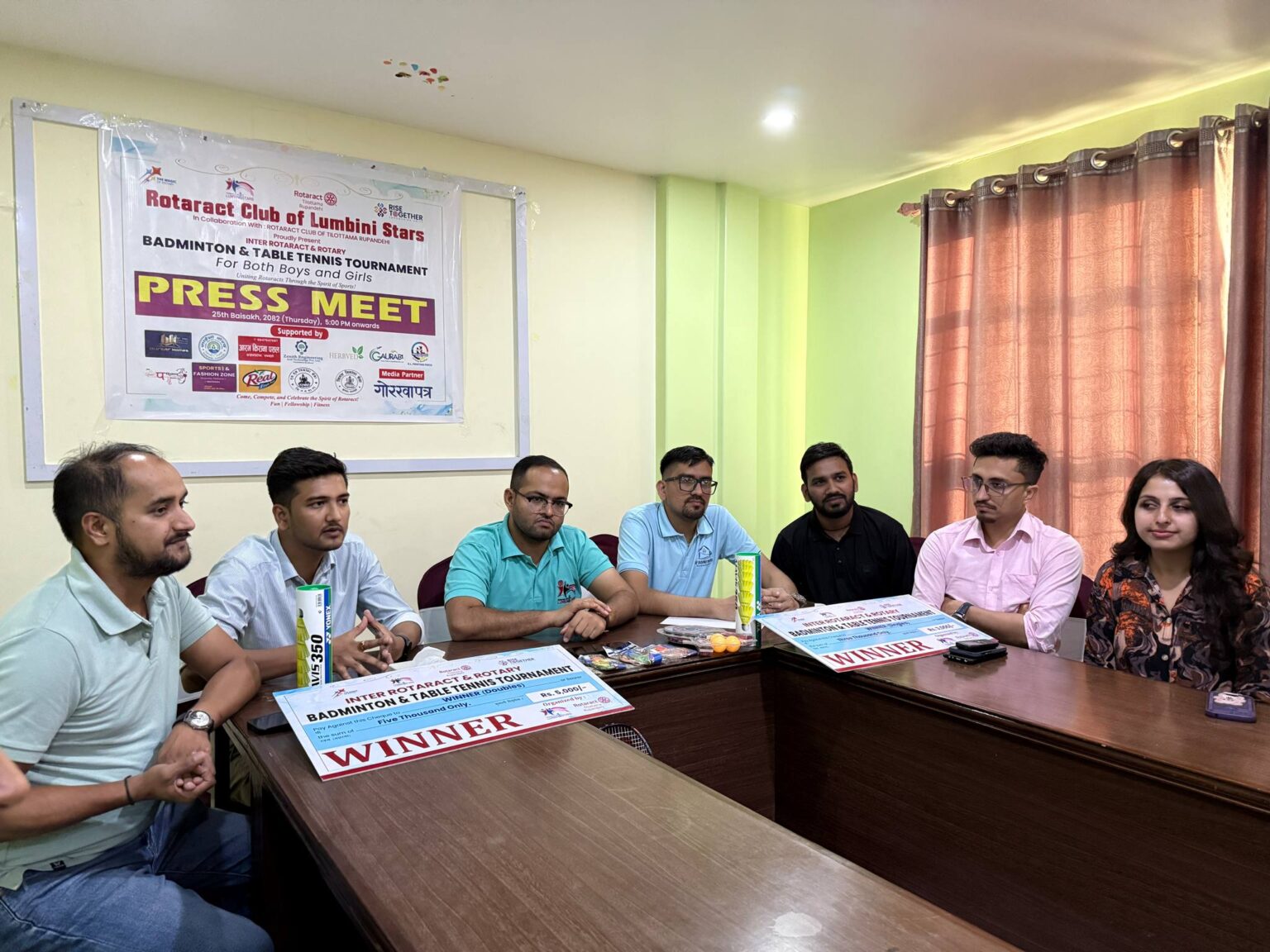 बुटवलमा अन्तर रोटरी ब्याडमिन्टन र टेबलटेनिस प्रतियोगिताको तयारी अन्तिम चरणमा