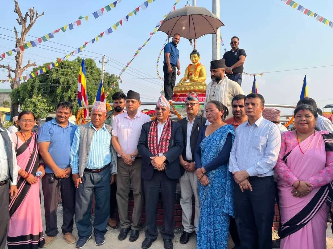 गौतम बुद्ध स्मारक समुद्घाटन तथा सम्मान कार्यक्रम सम्पन्न