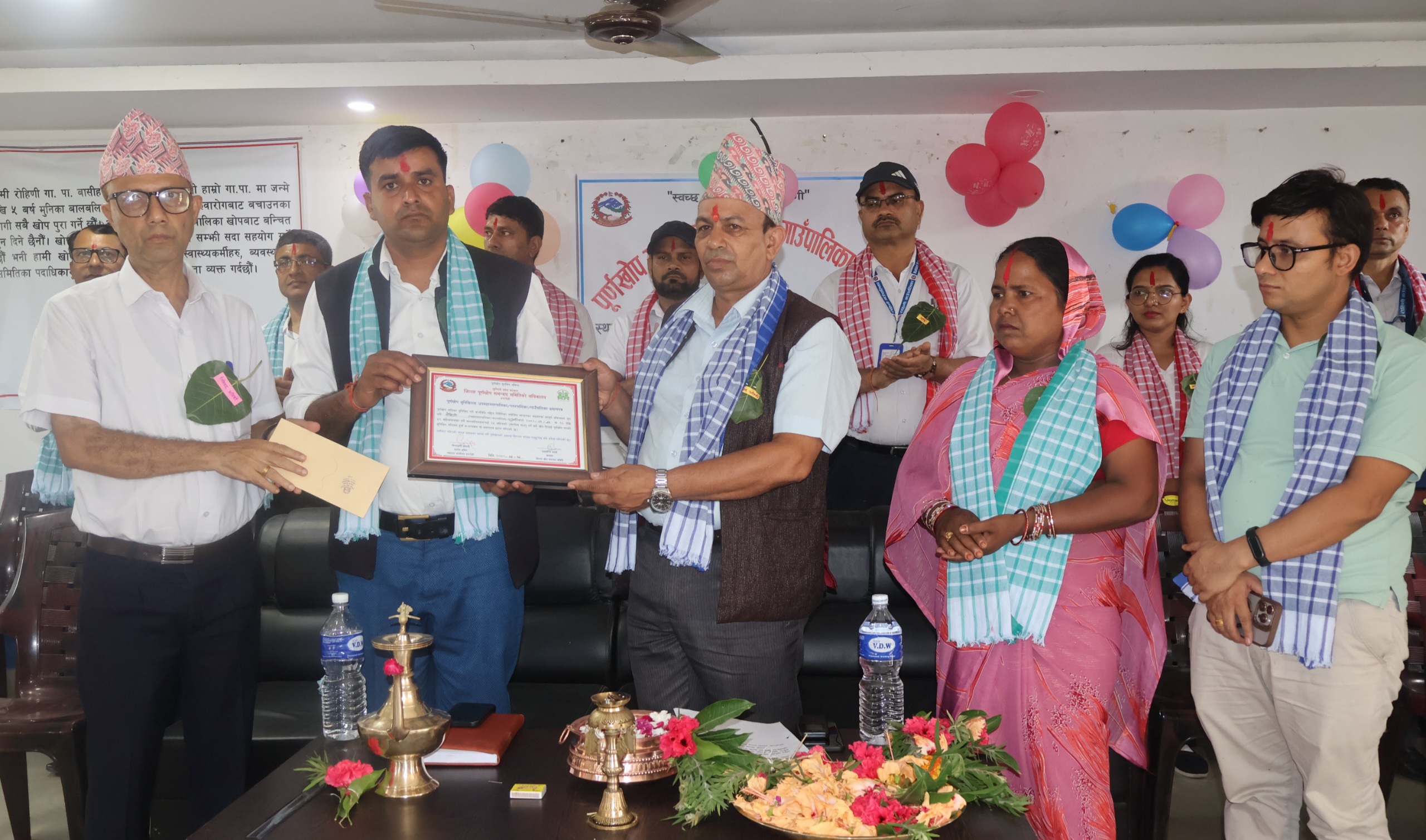 रोहिणी `पूर्ण खोप सुनिश्चितता दिगोपन ´गाउँपालिका घोषणा