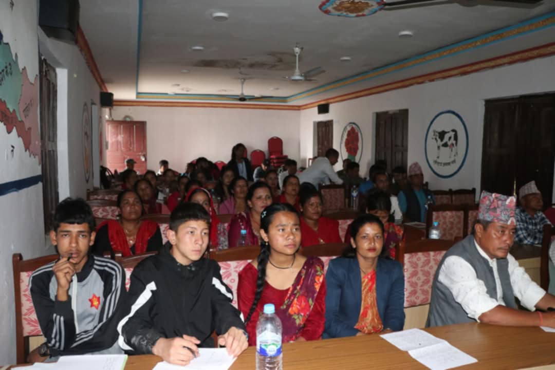 धुर्कोट गाउँपालिकामा बालश्रम अन्त्यका लागि दुई दिने चेतनामूलक कार्यक्रम सम्पन्न