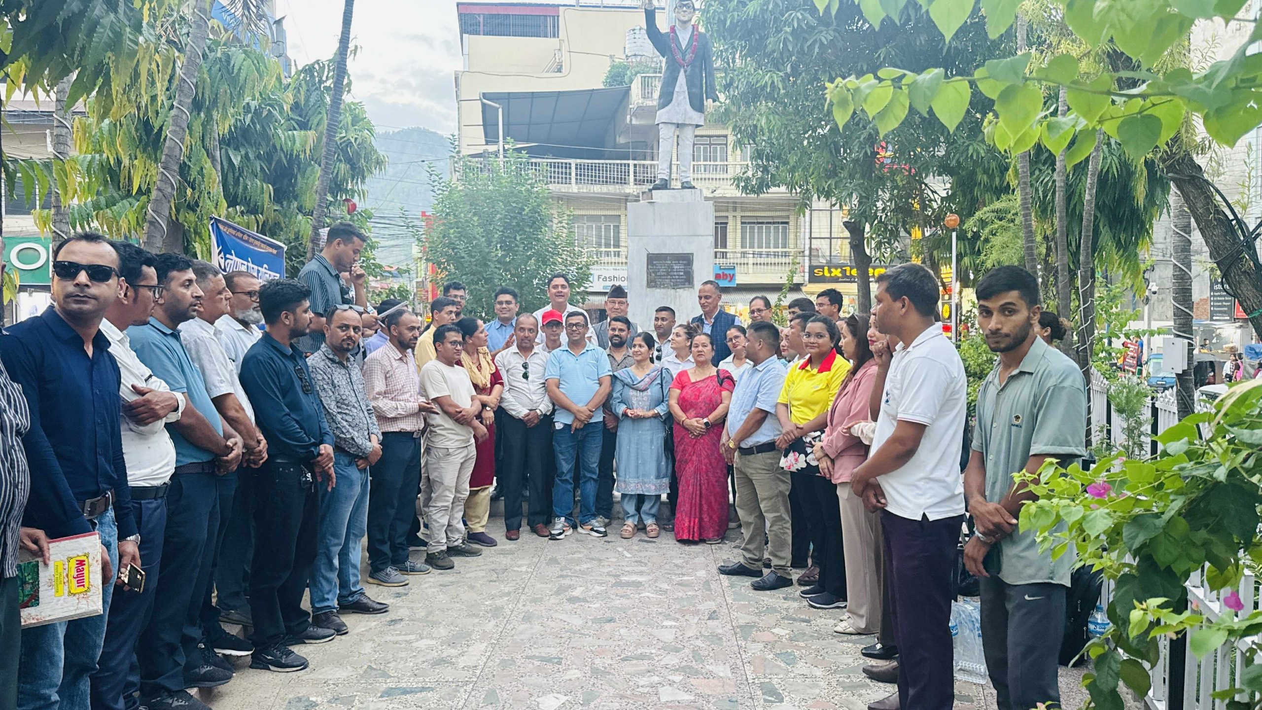 प्रेस युनियनको स्थापना दिवस : बुटवलमा दीप प्रज्ज्वलन
