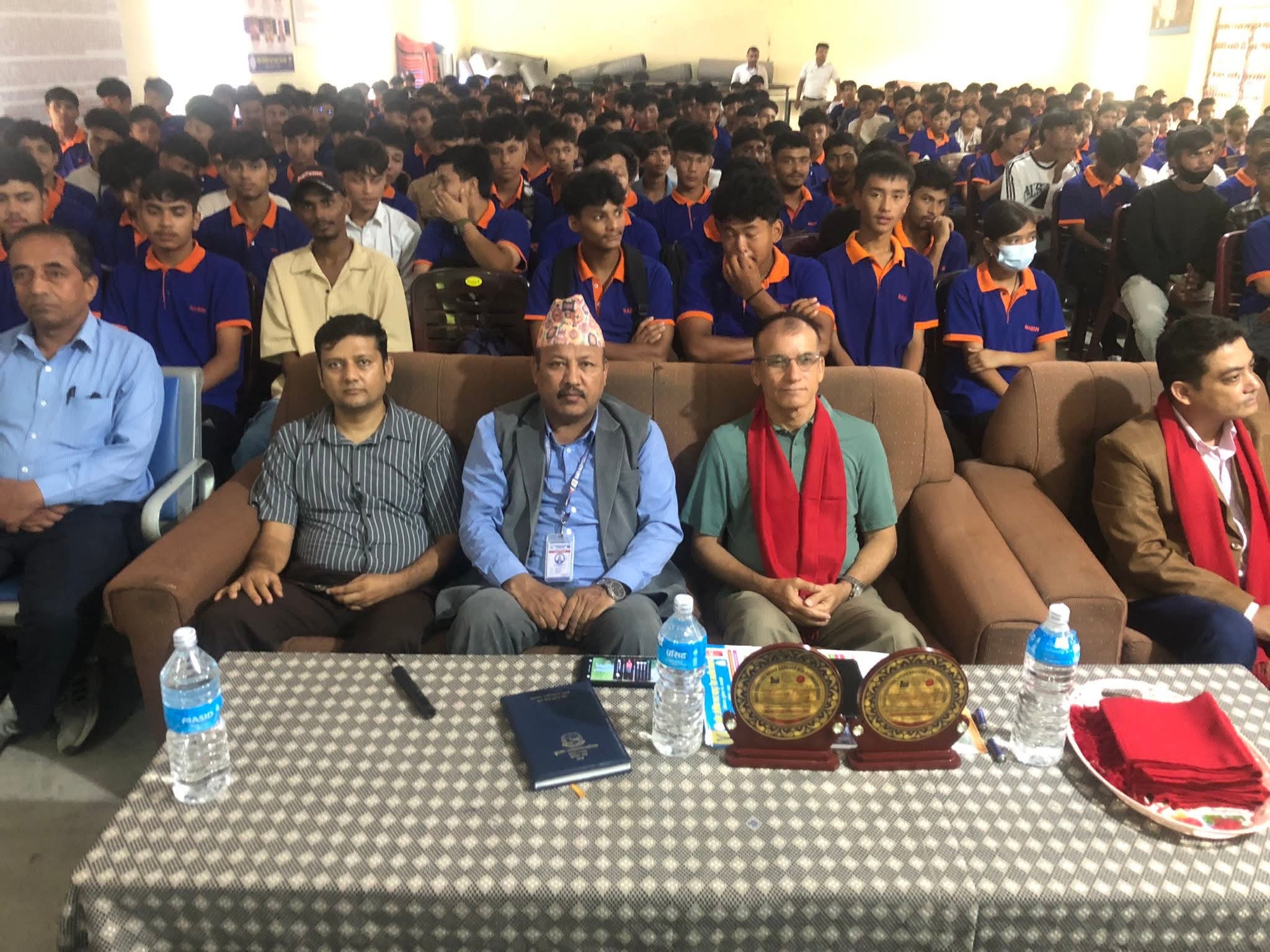 नवीन औद्योगिक कदर बहादुर रीता माविमा होटल व्यवस्थापन अध्ययनरत विद्यार्थीको अभिमुखीकरण सम्पन्न 