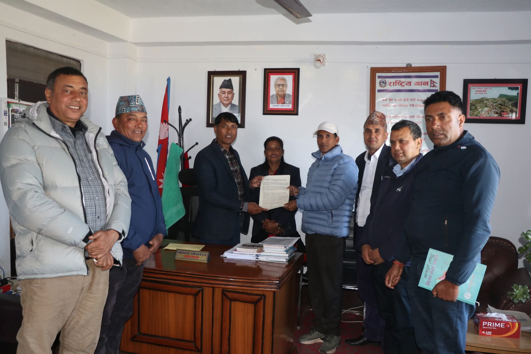 धुर्कोट गाउँपालिका र आँखा उपचार केन्द्र गुल्मीबीच महत्वपूर्ण सम्झौता