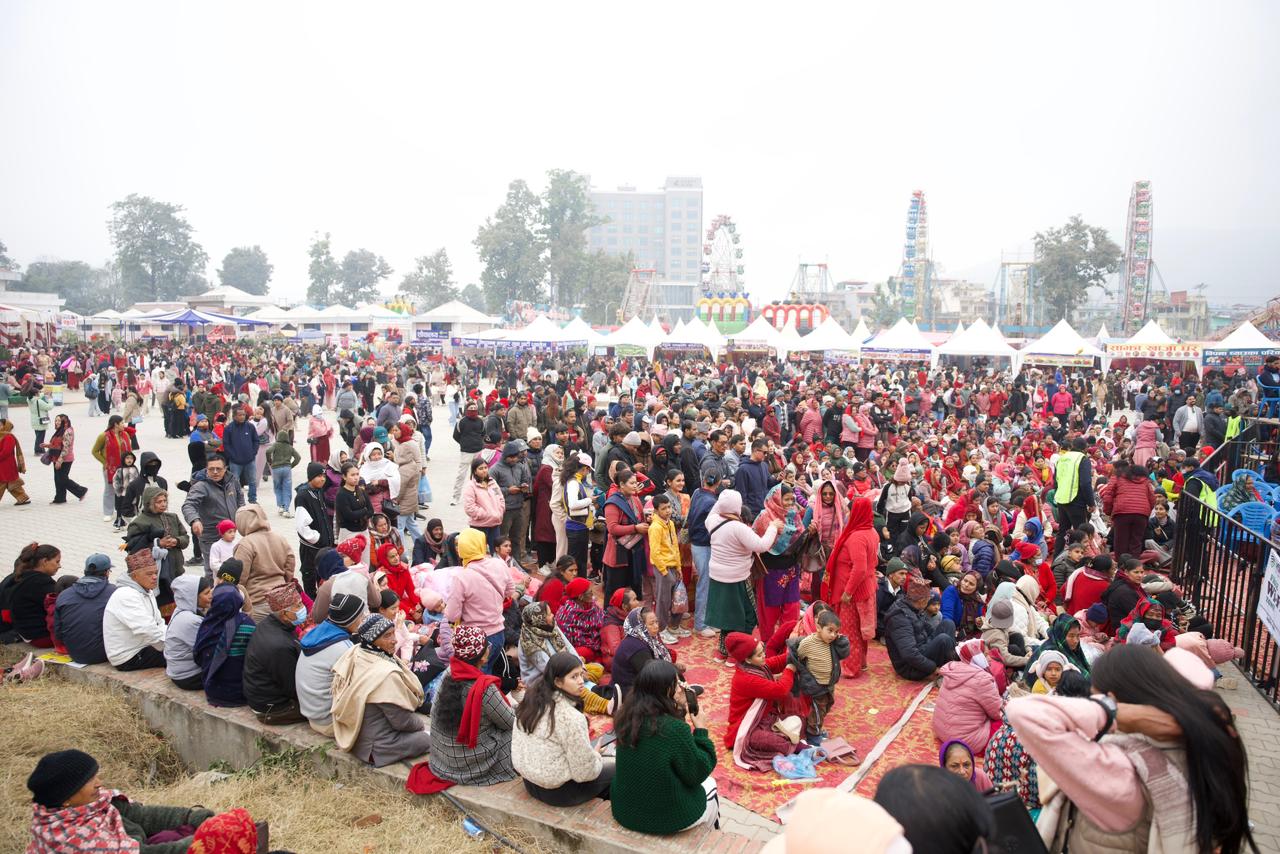 औद्योगिक प्रदर्शनीमा शनिबार एकै दिन पुगे ७५ हजार अवलोकनकर्ता, राती अबेरसम्म प्रदर्शनीस्थल खचाखच