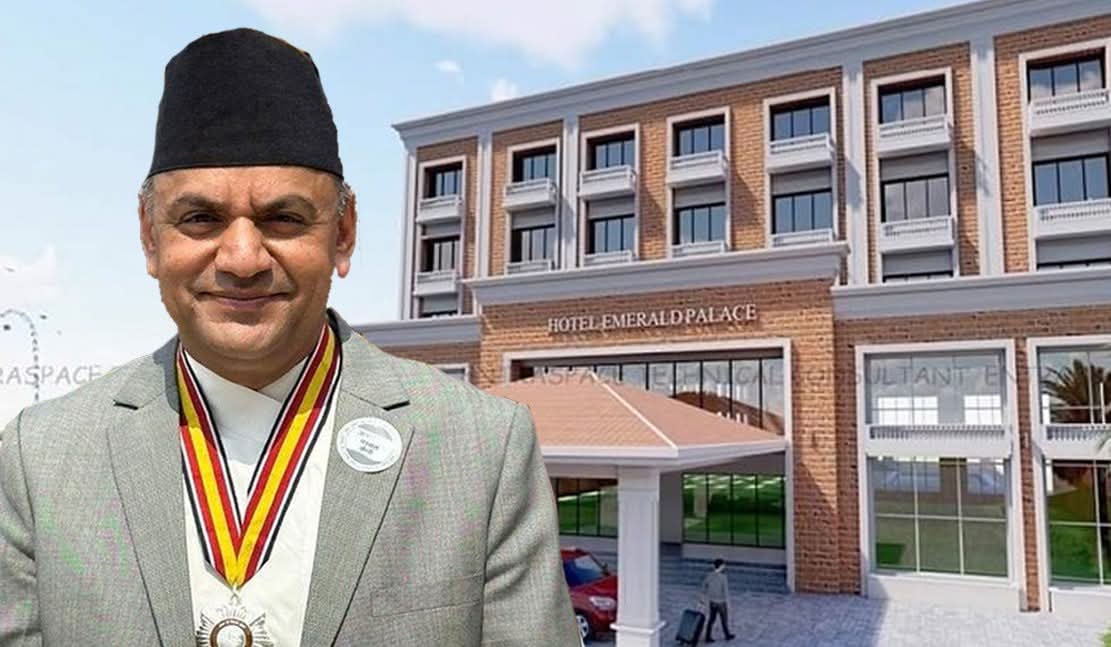 सिद्धार्थनगरमा २ अर्ब लगानीको पाँचतारे ‘एमराल्ड प्यालेस’ होटल निर्माण हुँदै