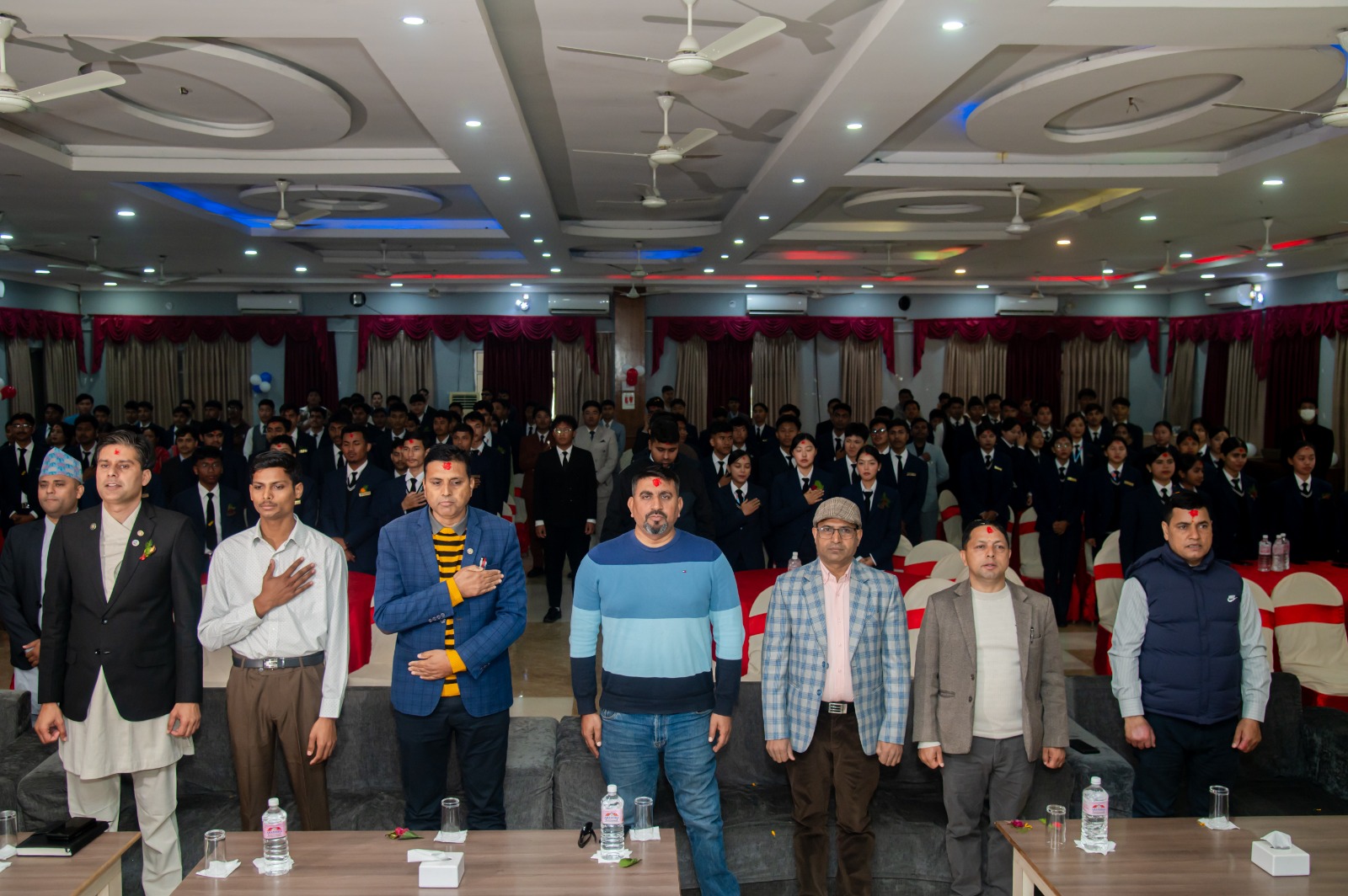 वेस्टर्न मेगा कलेजमा नवागन्तुक विद्यार्थीलाई स्वागत