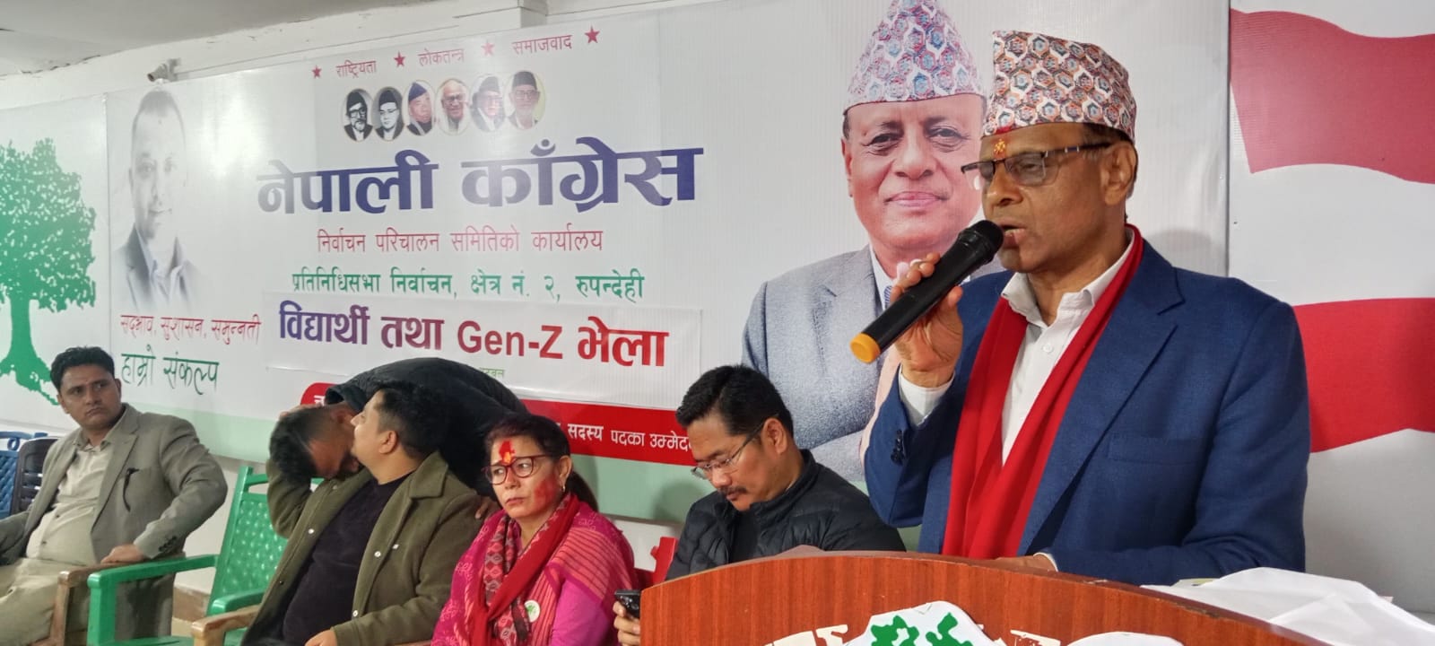 रुपन्देही–२ मा चुन्न पौडेलप्रति जेनजीको समर्थन बढ्दै
