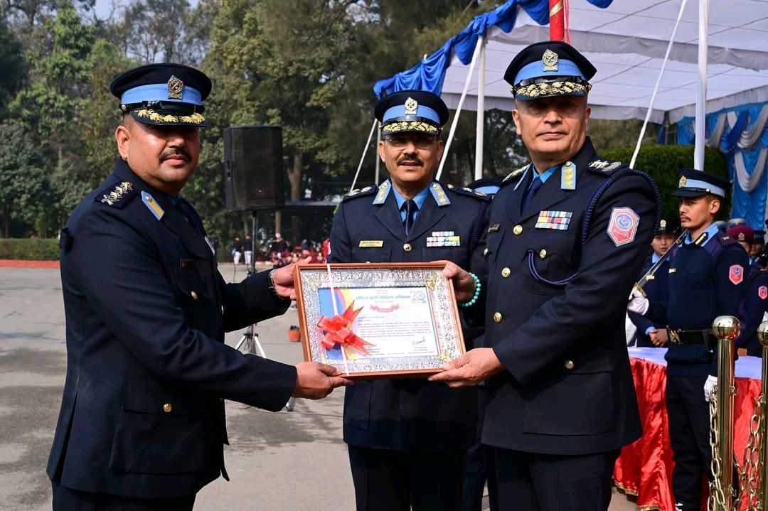 लुम्बिनी प्रदेश प्रहरी तालिम केन्द्र उत्कृष्ट घोषित