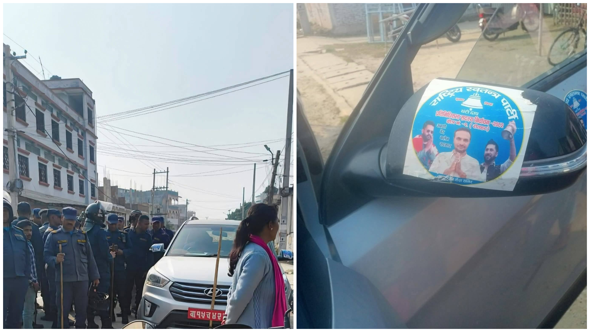 रास्वपा उम्मेदवार सवार गाडीको ठक्करबाट बालिकाको गयो ज्यान