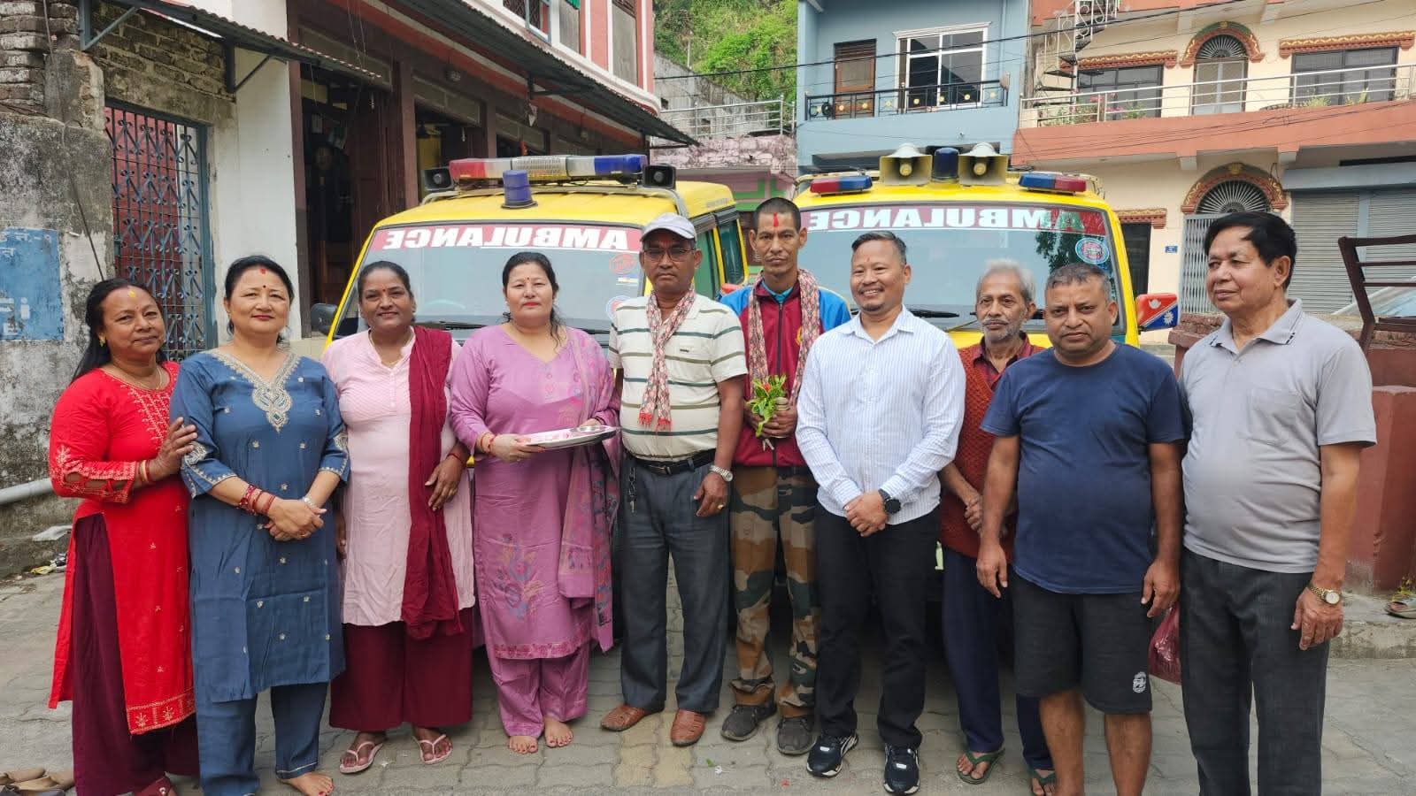 मानवियताको उदाहरण: जनप्रतिनिधि राईद्वारा निःशुल्क एम्बुलेन्स सेवा