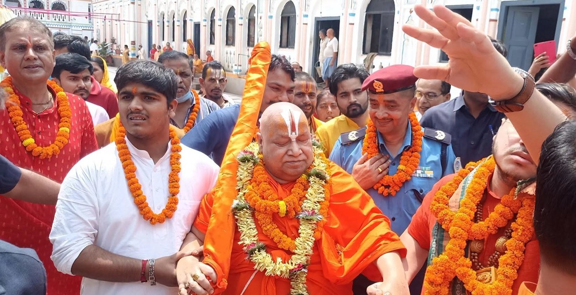 भारतीय धर्मगुरु भन्छन्: प्रधानमन्त्री बालेन्द्रमा हिन्दूत्वप्रति प्रेम छैन