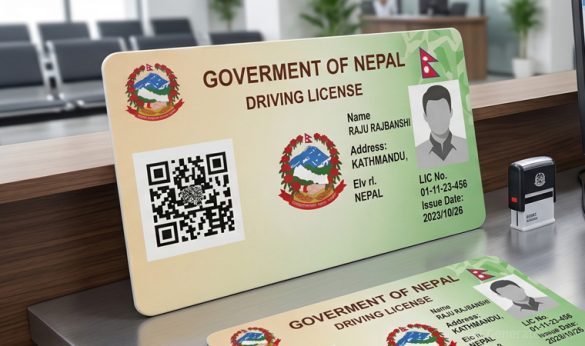 ठुलोभर्‍याङबाट क्यूआर कोडयुक्त लाइसेन्स वितरण सुरु, बिदामा पनि सेवा