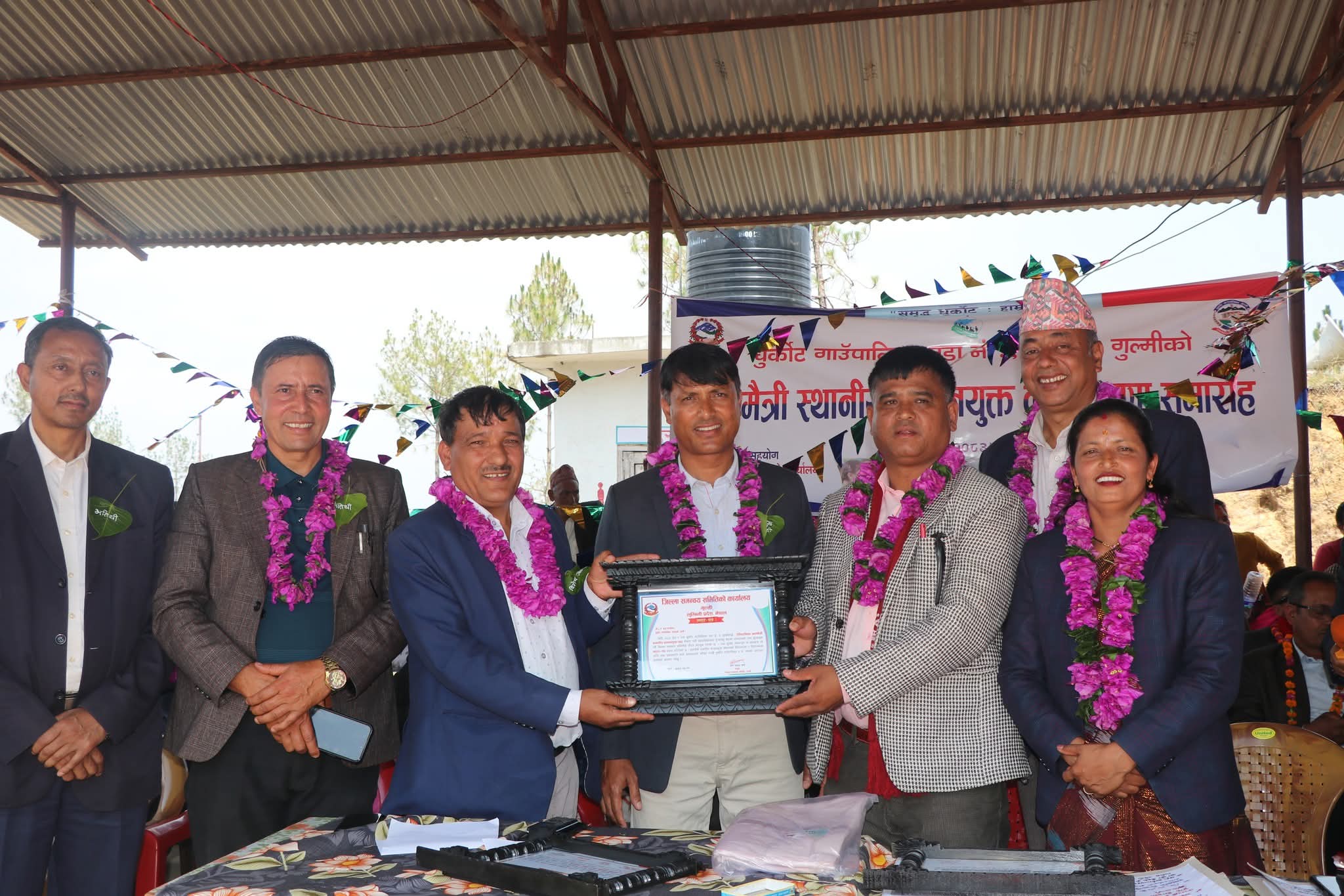 हाडहाडे गुल्मी जिल्लाकै पाँचौ बालमैत्री स्थानीय शासनयुक्त वडा घोषणा