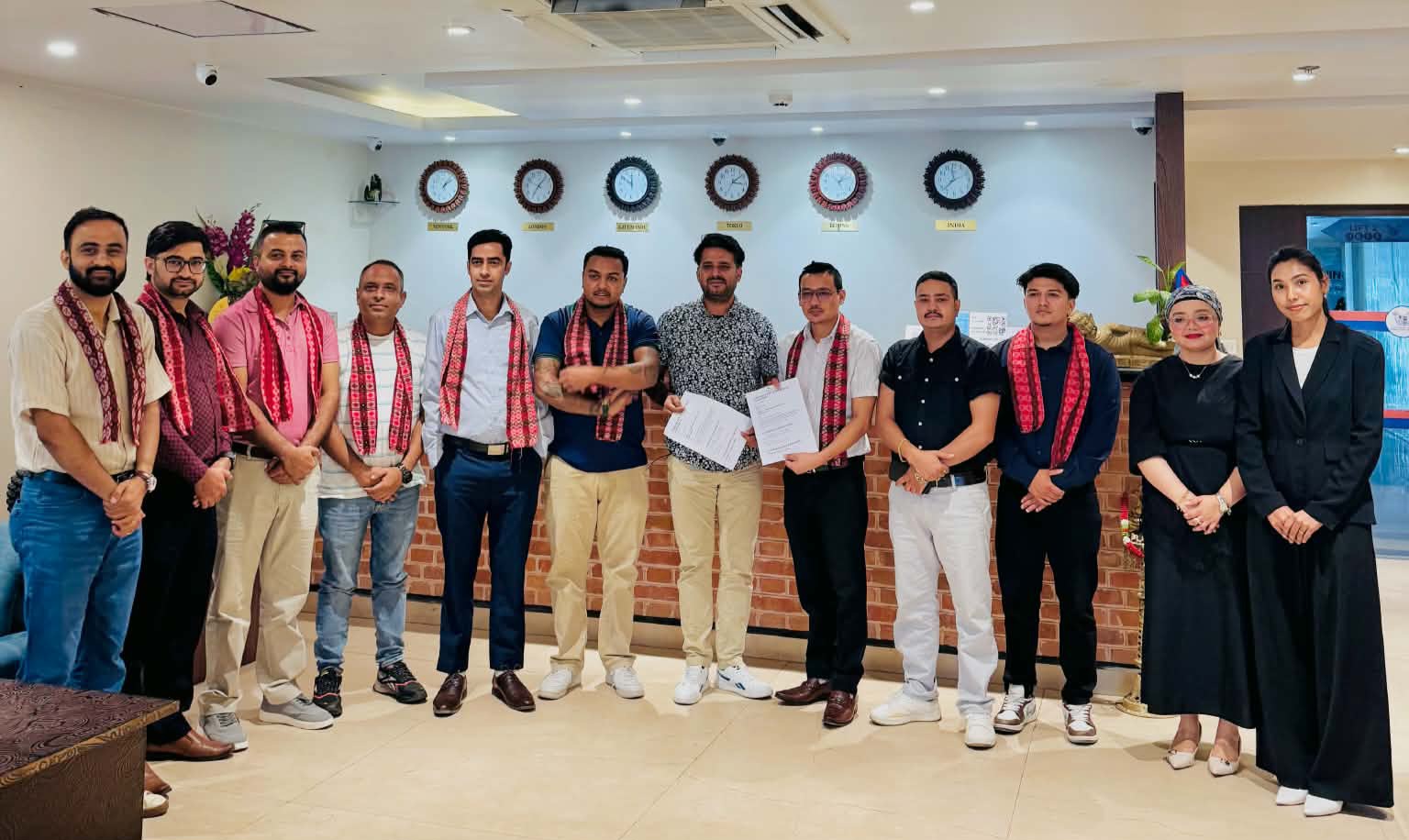 नेपाल शैक्षिक परामर्श संघ (ECAN) रुपन्देही र Hotel Palm International बीच छुट सुविधा सम्बन्धी सम्झौता