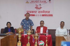 आजदेखी बुटवलमा राष्ट्रिय छात्र यु–१९ भलिबल हुदै